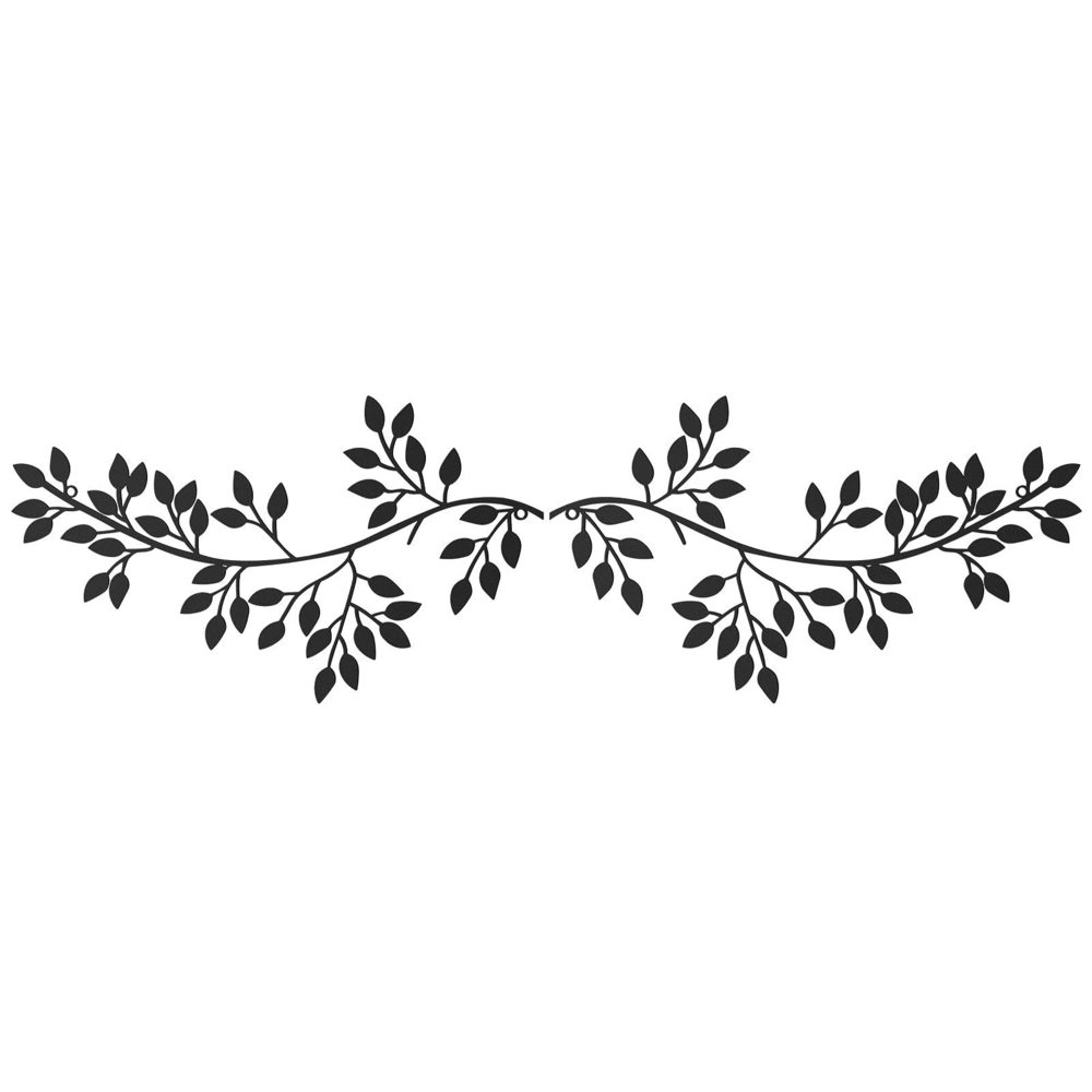 2 Pieces Metal Tree Leaf Wall Decor Vine Olive Branch Leaf Wall Art Wrought🤟